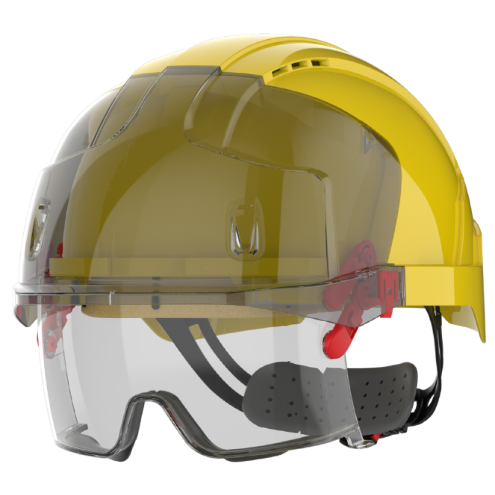 EVO VISTA LENS HELMET VENTED YELLOW/SMOKED AMB170-007-800