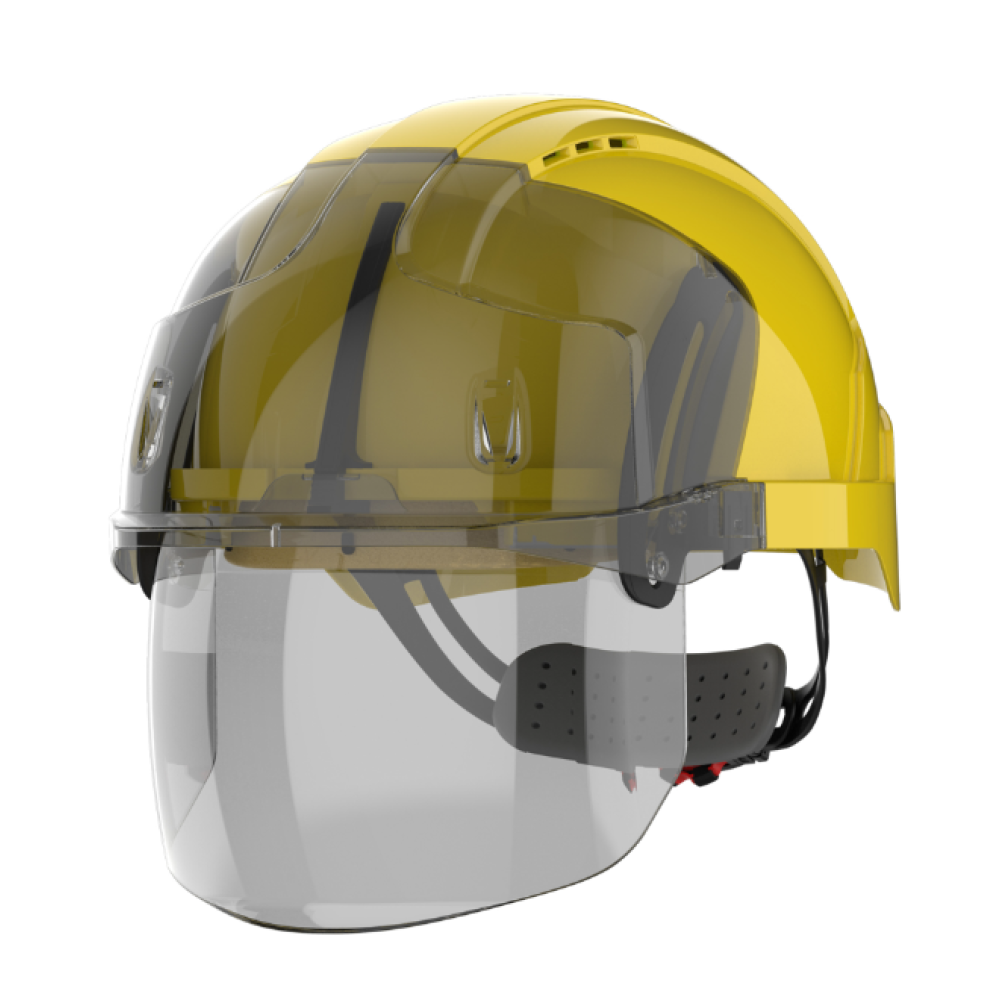 EVO VISTASHIELD HELMET YELLOW/SMOKED AMD170-003-K00