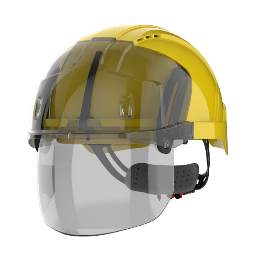 EVO VISTASHIELD HELMET YELLOW/SMOKED AMD170-003-K00
