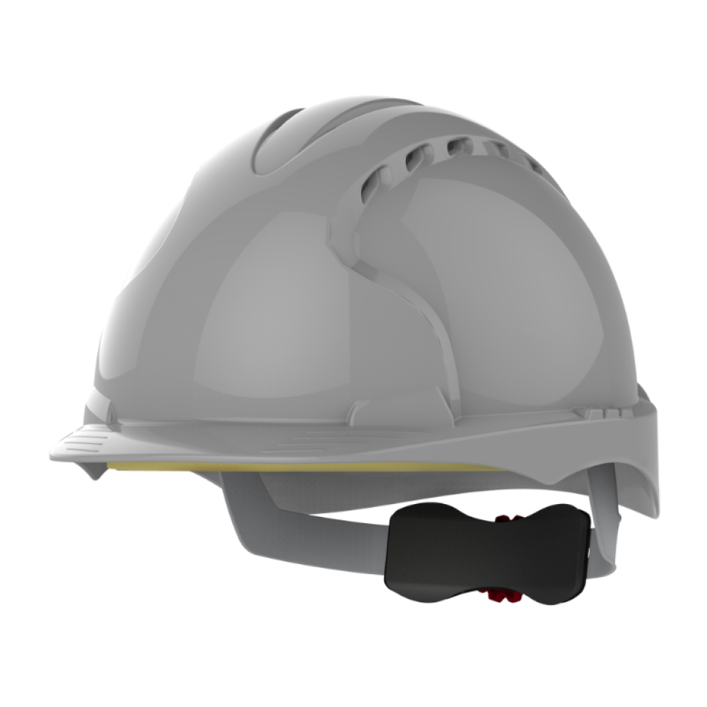 EVO3 SAFETY HELMET VENTED WHEEL RATCHET GREY