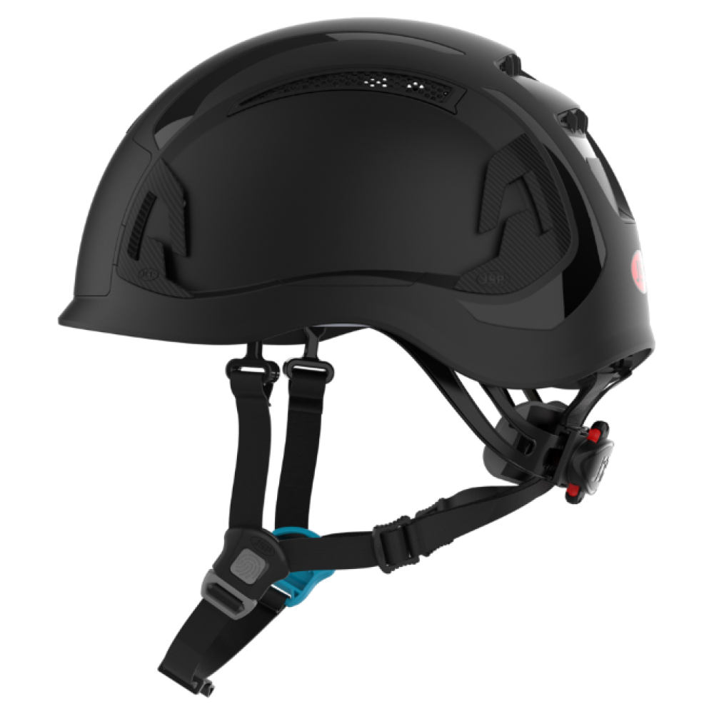 EVOALTA SKYWORKER SAFETY HELMET WHEEL RATCHET VENTED BLACK