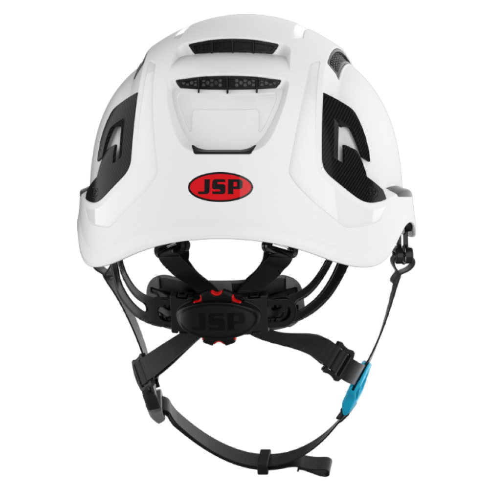 EVOALTA SKYWORKER SAFETY HELMET WHEEL RATCHET VENTED WHITE