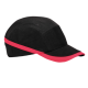 PORTWEST PW69 VENT COOL BUMP CAP BLK/RED
