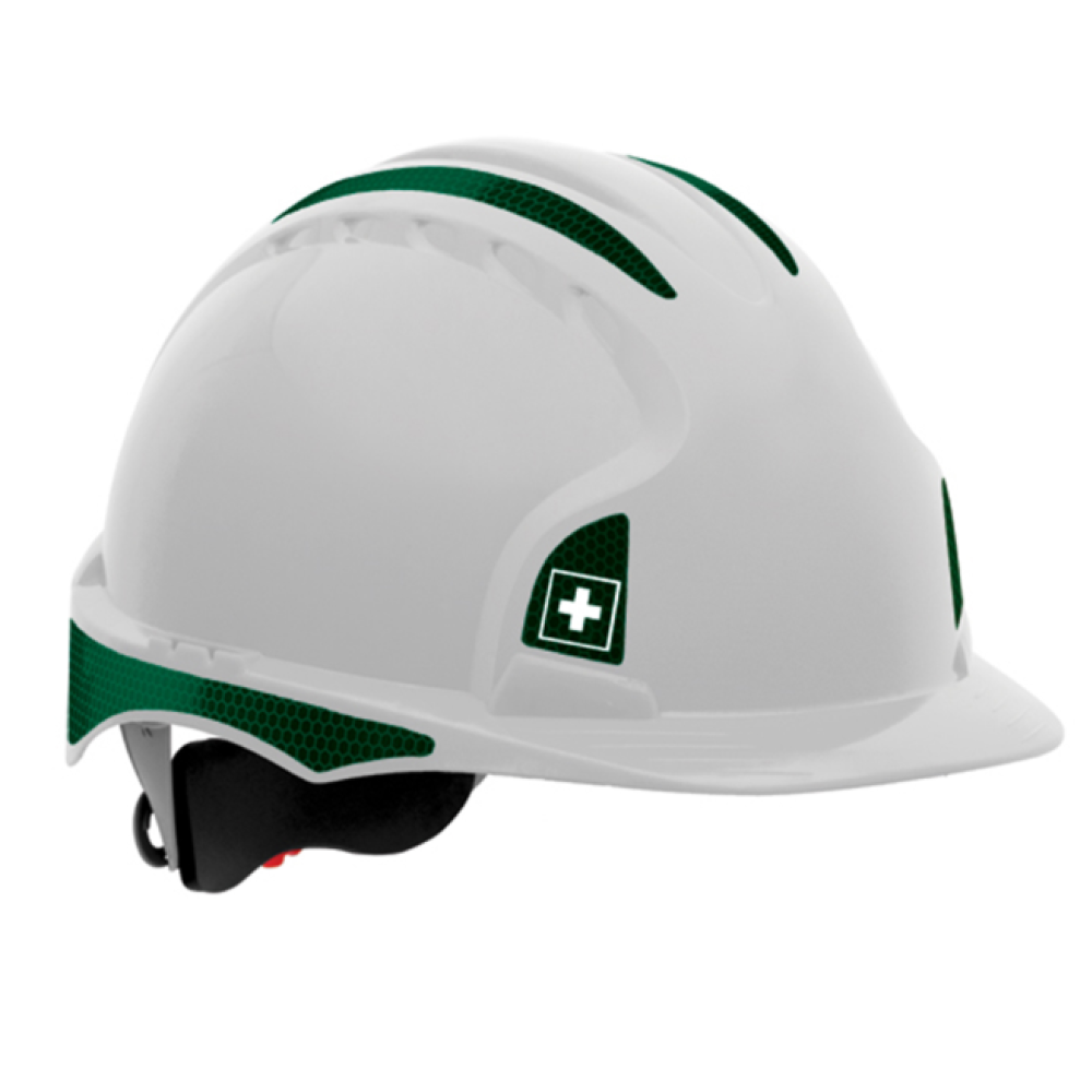 REFLECTIVE CR2 DECAL KIT GREEN FIRST AIDER EVO2/3 PER SET OF 1