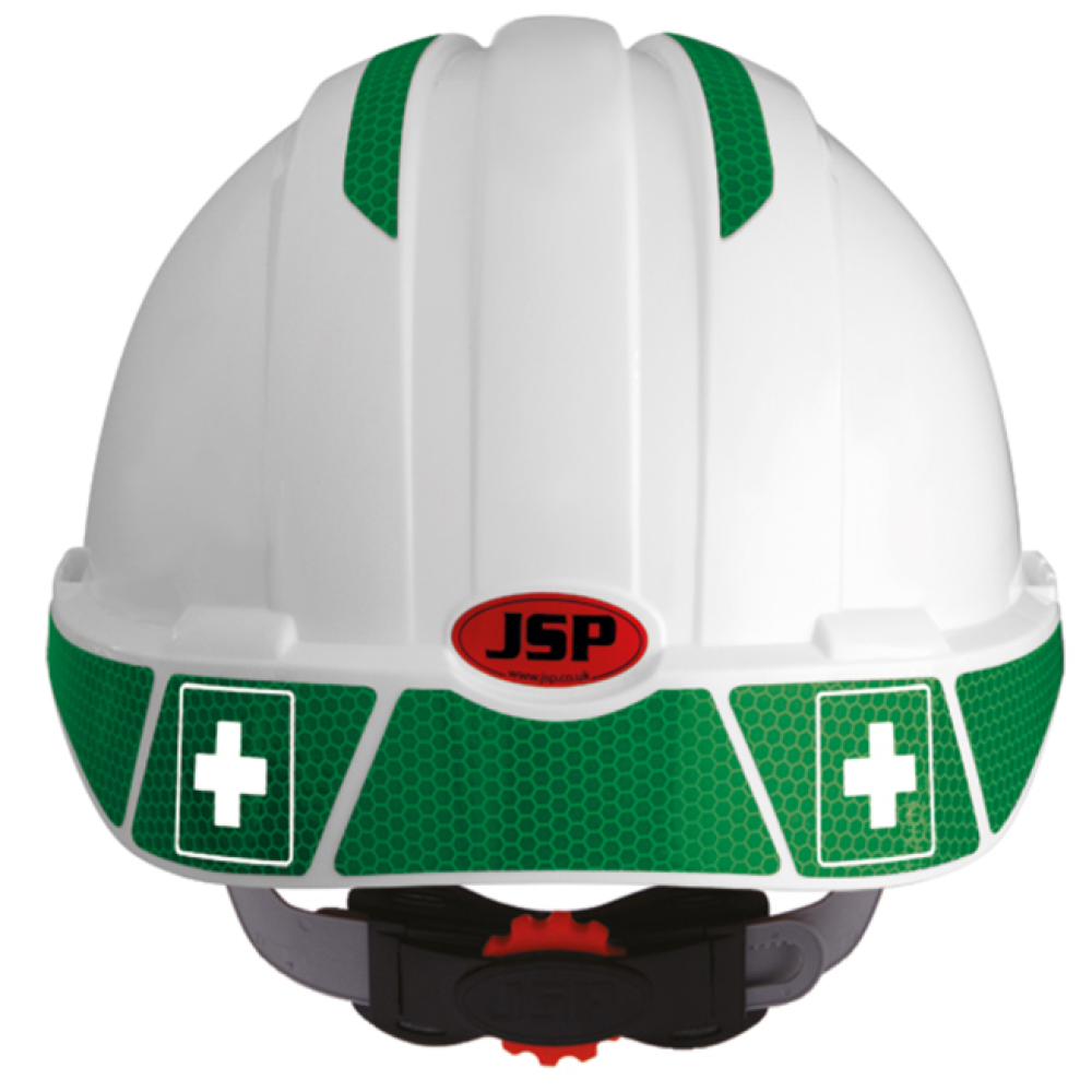 REFLECTIVE CR2 DECAL KIT GREEN FIRST AIDER EVO2/3 PER SET OF 1