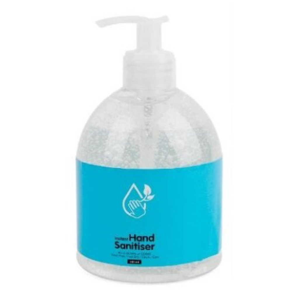 70% ALCOHOL HAND SANITISER 500ML GEL WITH PUMP 5007-12