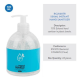 70% ALCOHOL HAND SANITISER 500ML GEL WITH PUMP 5007-12