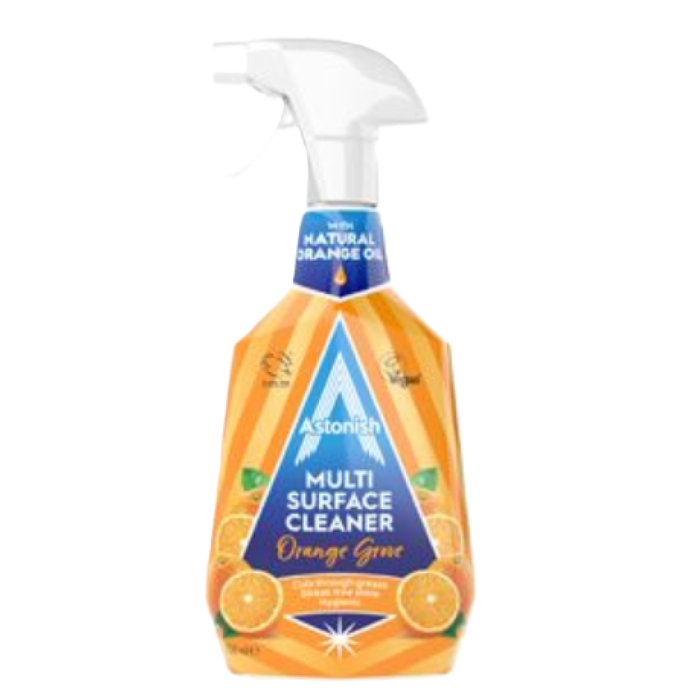 ASTONISH PREMIUM ANTI-BAC SPRAY ORANGE 750ML