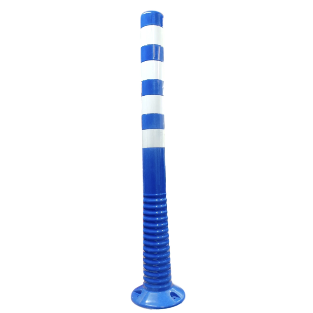 FLEXIBLE BOLLARD BLUE 1MT C/W FIXING BOLTS