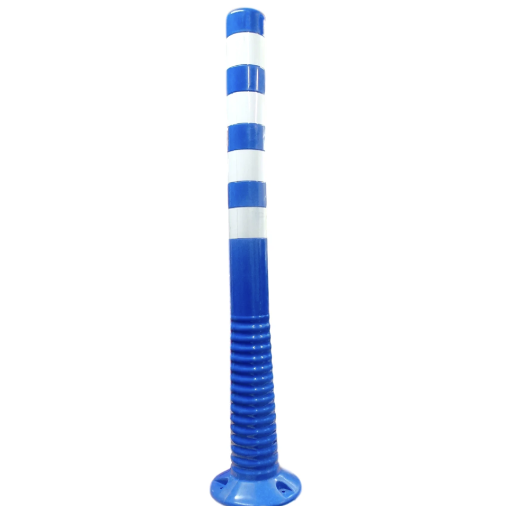 FLEXIBLE BOLLARD BLUE 1MT C/W FIXING BOLTS