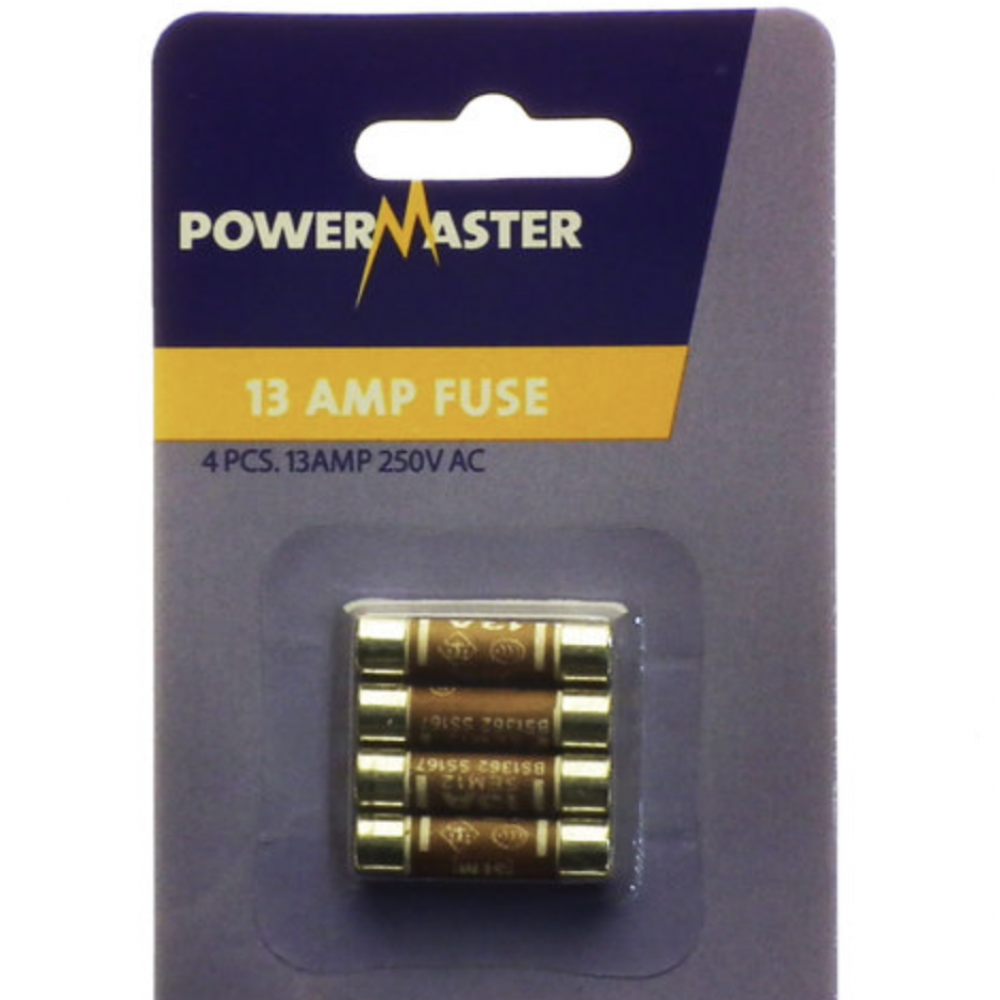 POWERMASTER 4 PCE 13 AMP PLUGTOP FUSE 1379-12