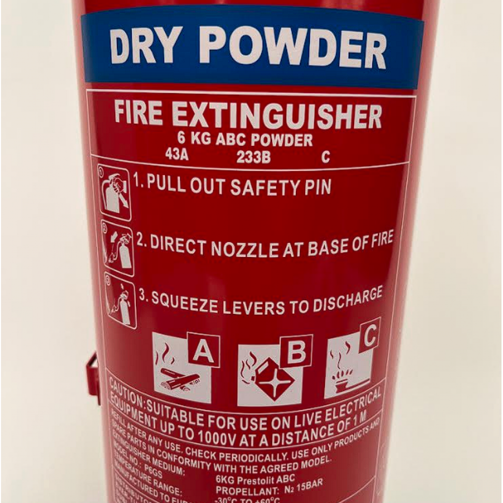 6KG ABC POWDER EXTINGUISHER