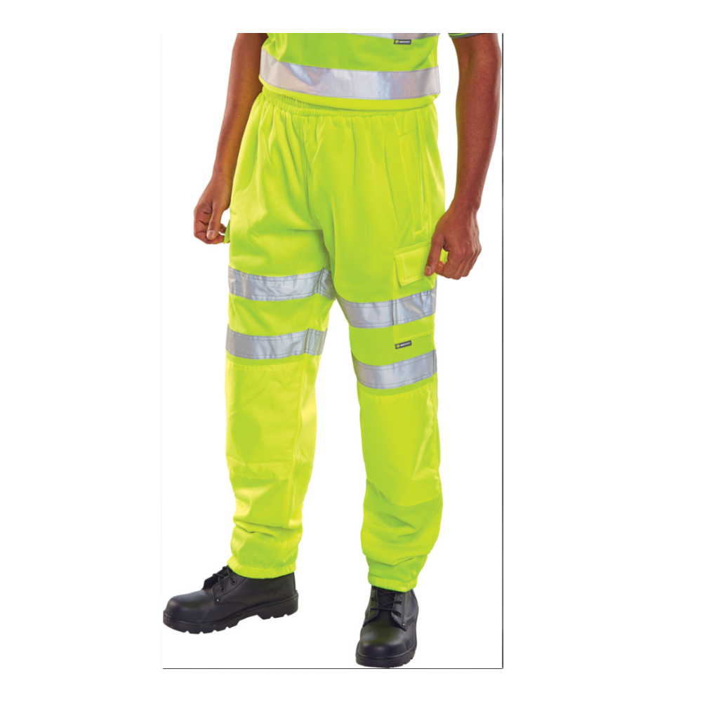 HI-VIZ SATURN YELLOW JOG BOTTOMS SMALL