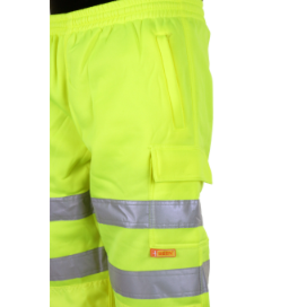 HI-VIZ SATURN YELLOW JOG BOTTOMS 2XL