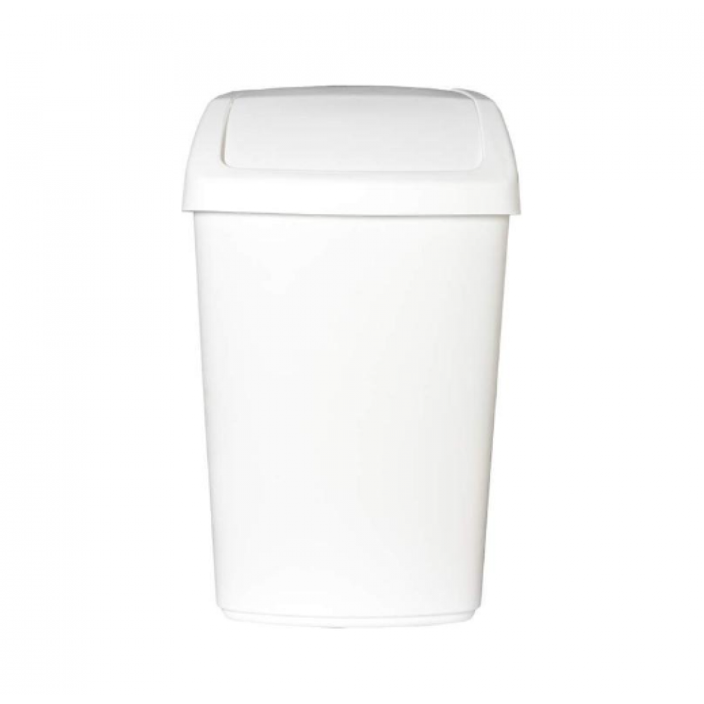 SWING BIN 45LTR  WHITEFURZE  1617-12
