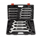 20 PIECE COMBI RATCHET SPANNER SET 8 - 32MM RANGE jefferson
