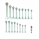 20 PIECE COMBI RATCHET SPANNER SET 8 - 32MM RANGE jefferson
