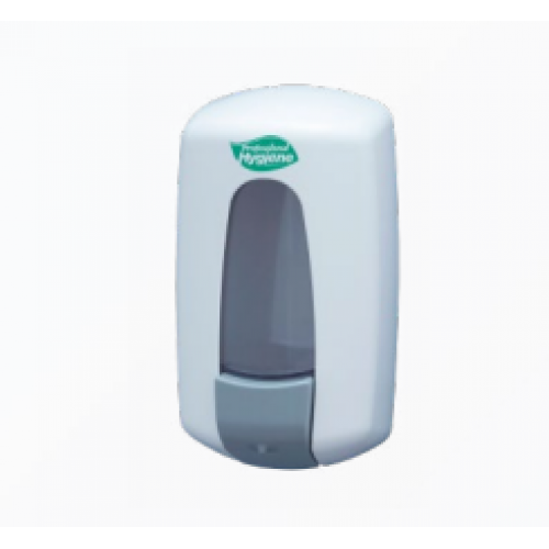 HAND SOAP DISPENSER WHITE PLASTIC 1L SSD