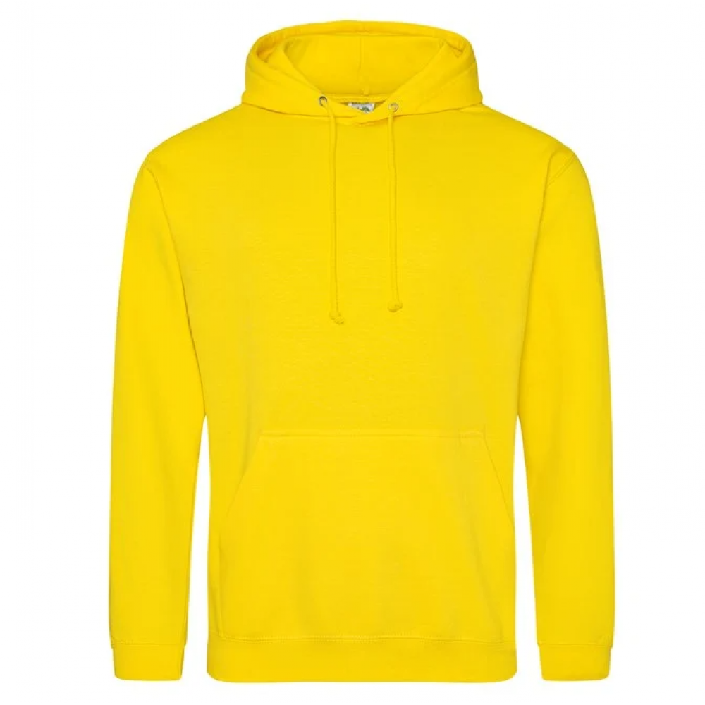 AWDIS COLLEGE HOODIE YELLOW JH001 LARGE