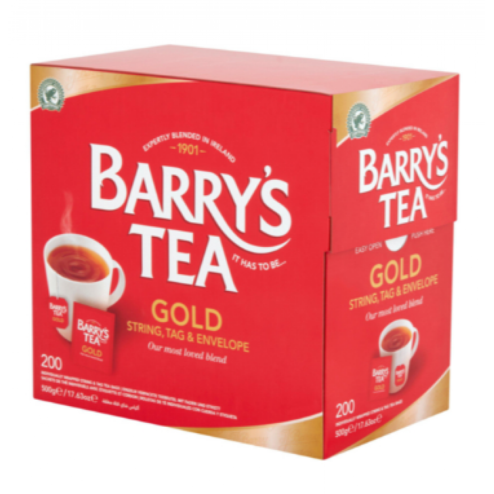 BARRYS STRING TEA BAGS BOX OF 200