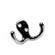 COPEX CHROME TWIN ROBE HOOK PACK 5 1469-04
