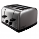 RUSSELL HOBBS 4 SLICE STAINLESS STEEL TOASTER