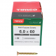 6X60MM CLASSIC WOOD SCREW BOX 200 TIMCO