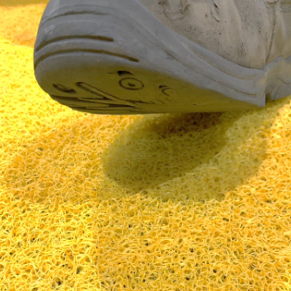 YELLOW SPAGHETTI MAT 14MM - 1Mx10M