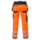 PW3 HI-VIS HOLSTER TROUSER ORANGE/NAVY 38 SHORT