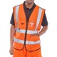 EXECUTIVE WAISTCOAT ORANGE BSEEN SIZE LARGE