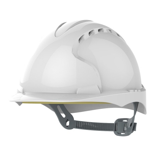 EVO2 SAFETY HELMET JSP WHITE SLIP RATCHET