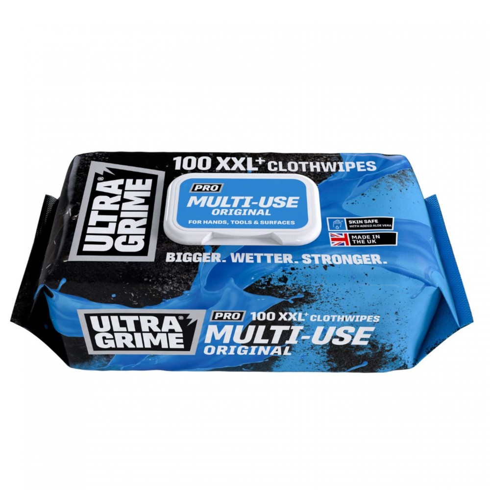 ULTRA GRIME SUPER SIZE WIPES PACK 100