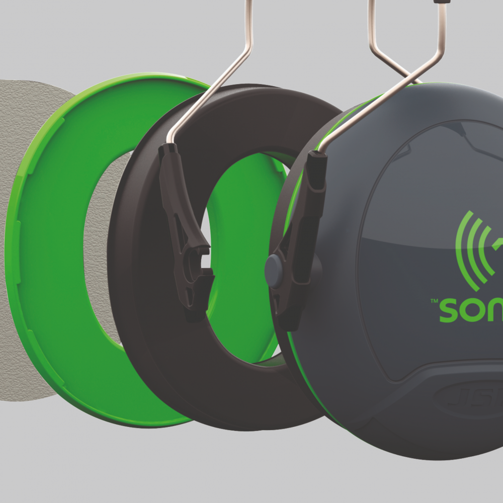 SONIS 1 HELMET MOUNTED EAR DEFENDER POLY SIDE ARMS SNR 26