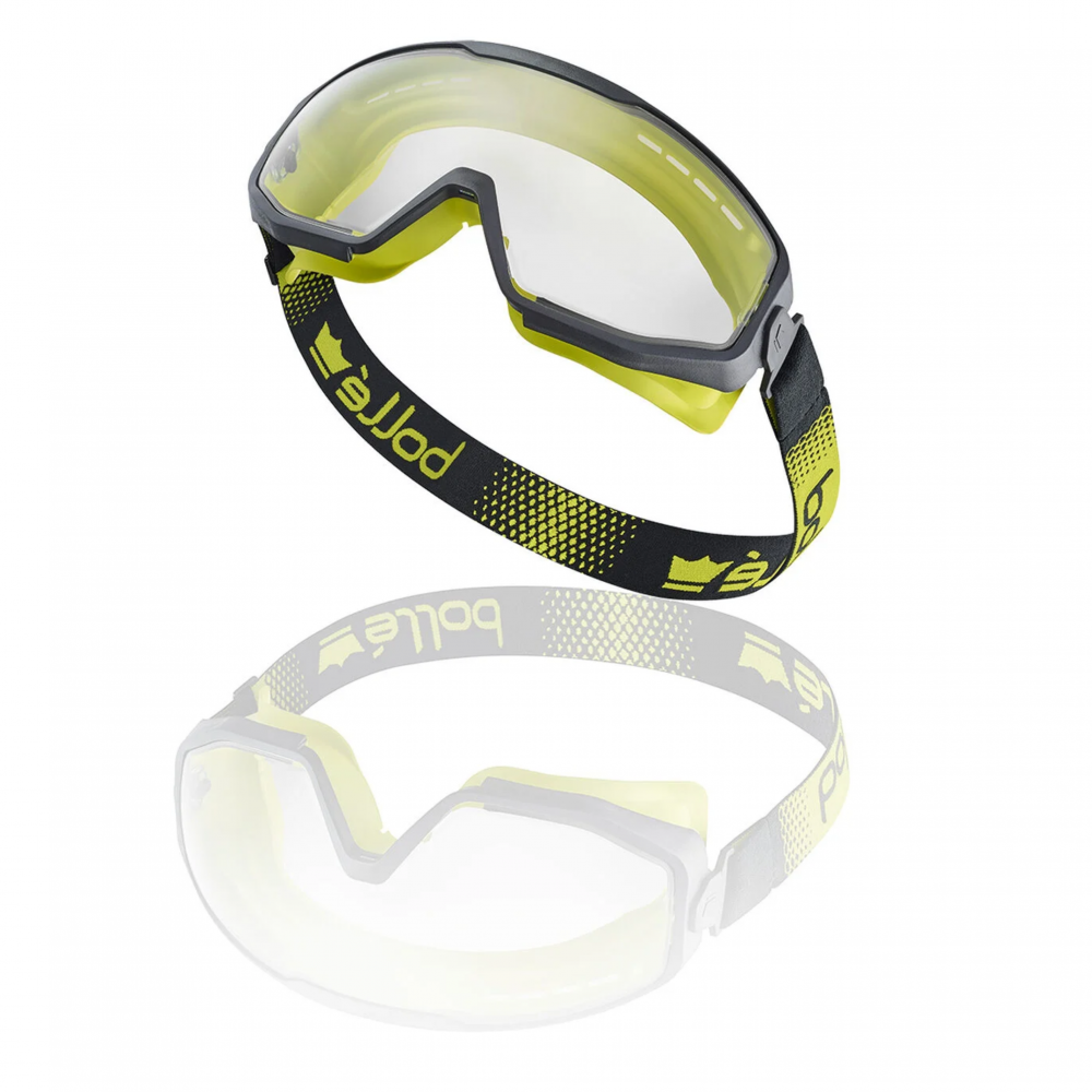 BOLLE SPECTRUM SAFETY GOGGLE VENTED CLEAR ASAF YELLOW