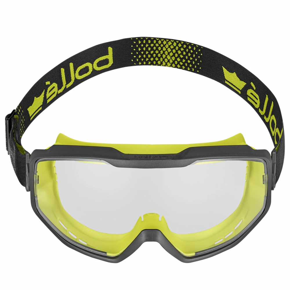 BOLLE SPECTRUM SAFETY GOGGLE VENTED CLEAR ASAF YELLOW