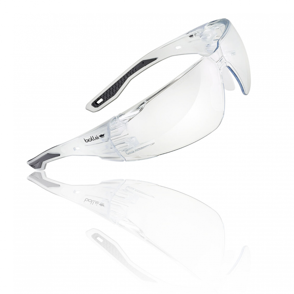 BOLLE RUSH 2.0 SAFETY SPECTACLE PC CLEAR PLATINUM LITE