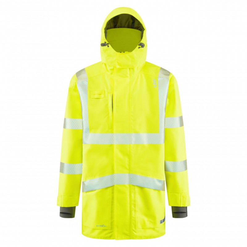 CLOVELLY Leo Performance+ Anorak YEL