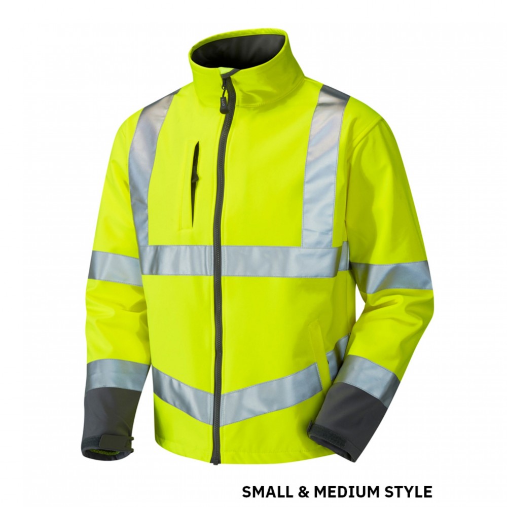BUCKLAND Leo EcoViz Softshell Jacket YELLOW SMALL
