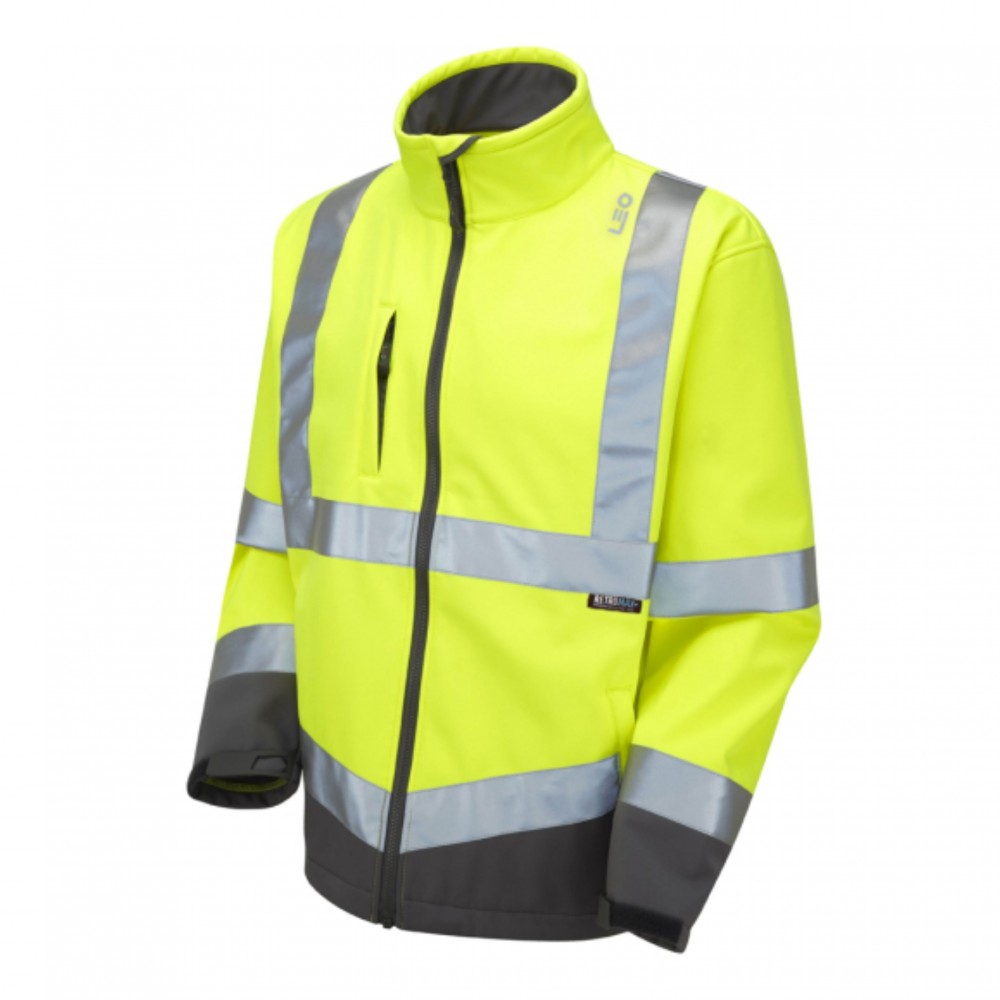 BUCKLAND Leo EcoViz Softshell Jacket YELLOW LARGE
