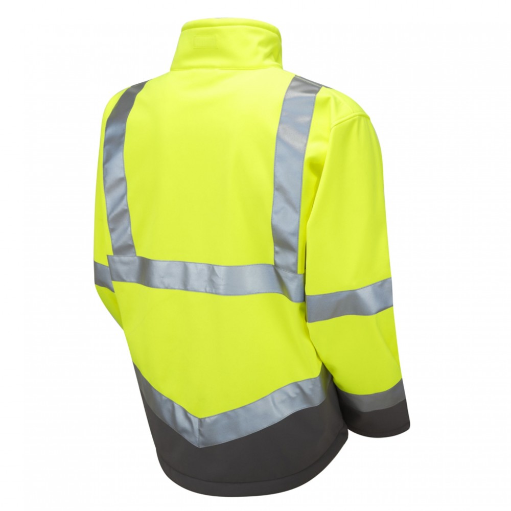 BUCKLAND Leo EcoViz Softshell Jacket YELLOW LARGE