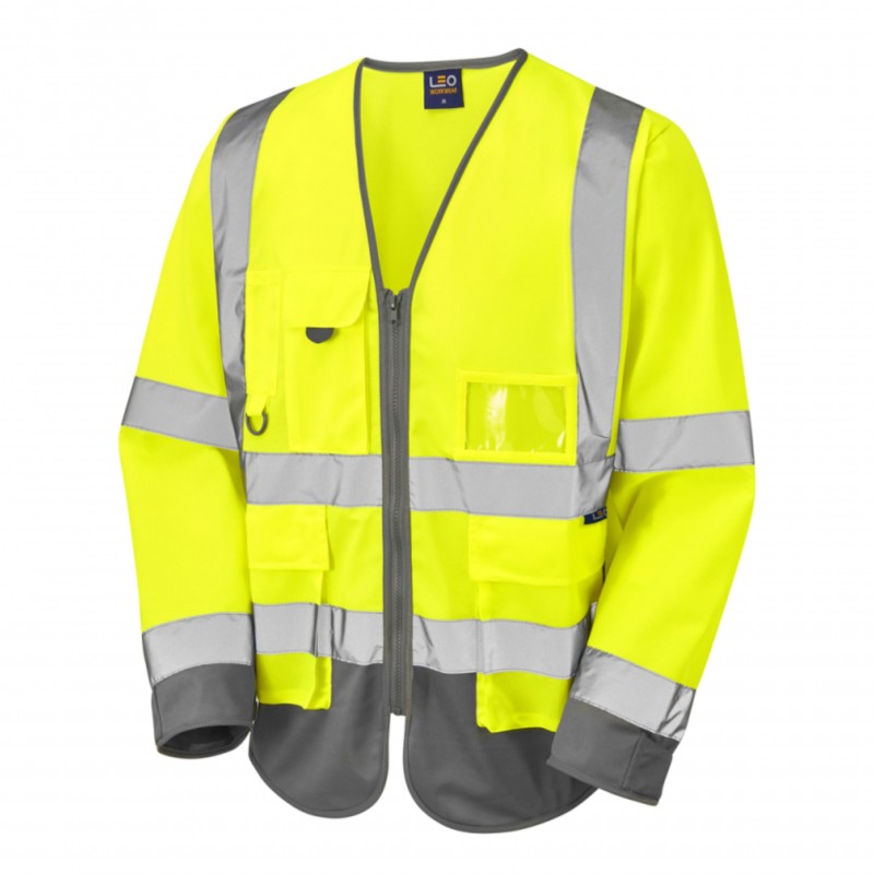 WRAFTON Superior Sleeved Waistcoat YEL / GREY