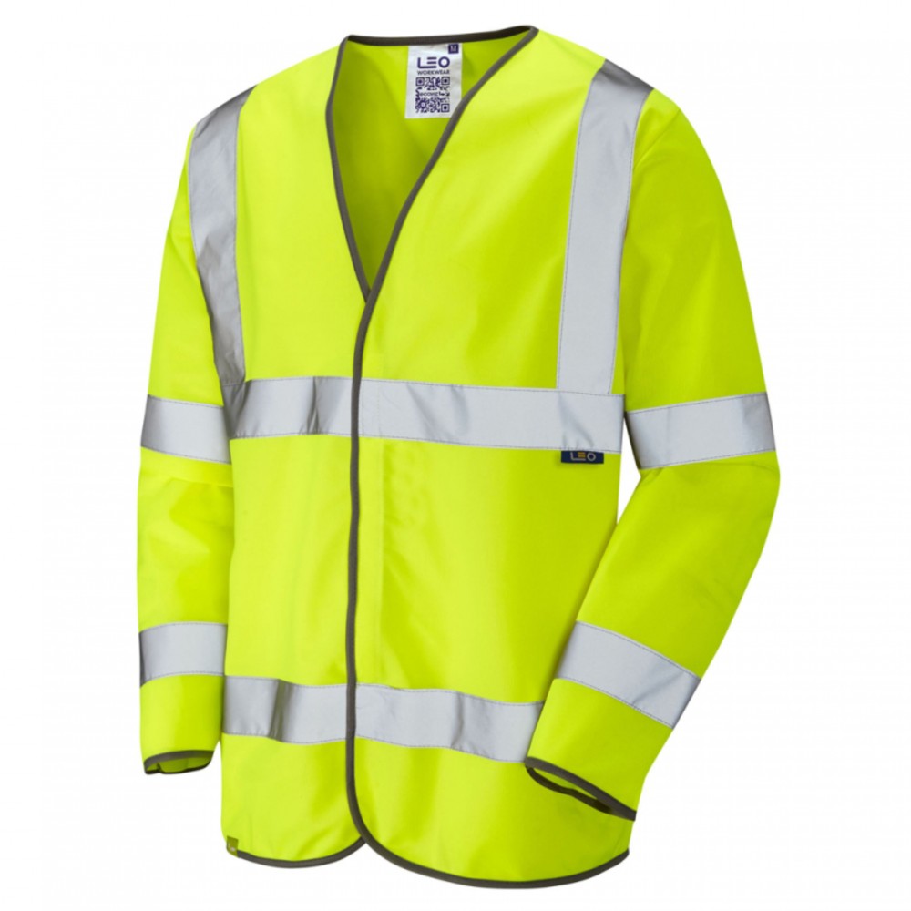 SHIRWELL LEO ECOVIZ SLEEVED WAISTCOAT YELLOW SMALL