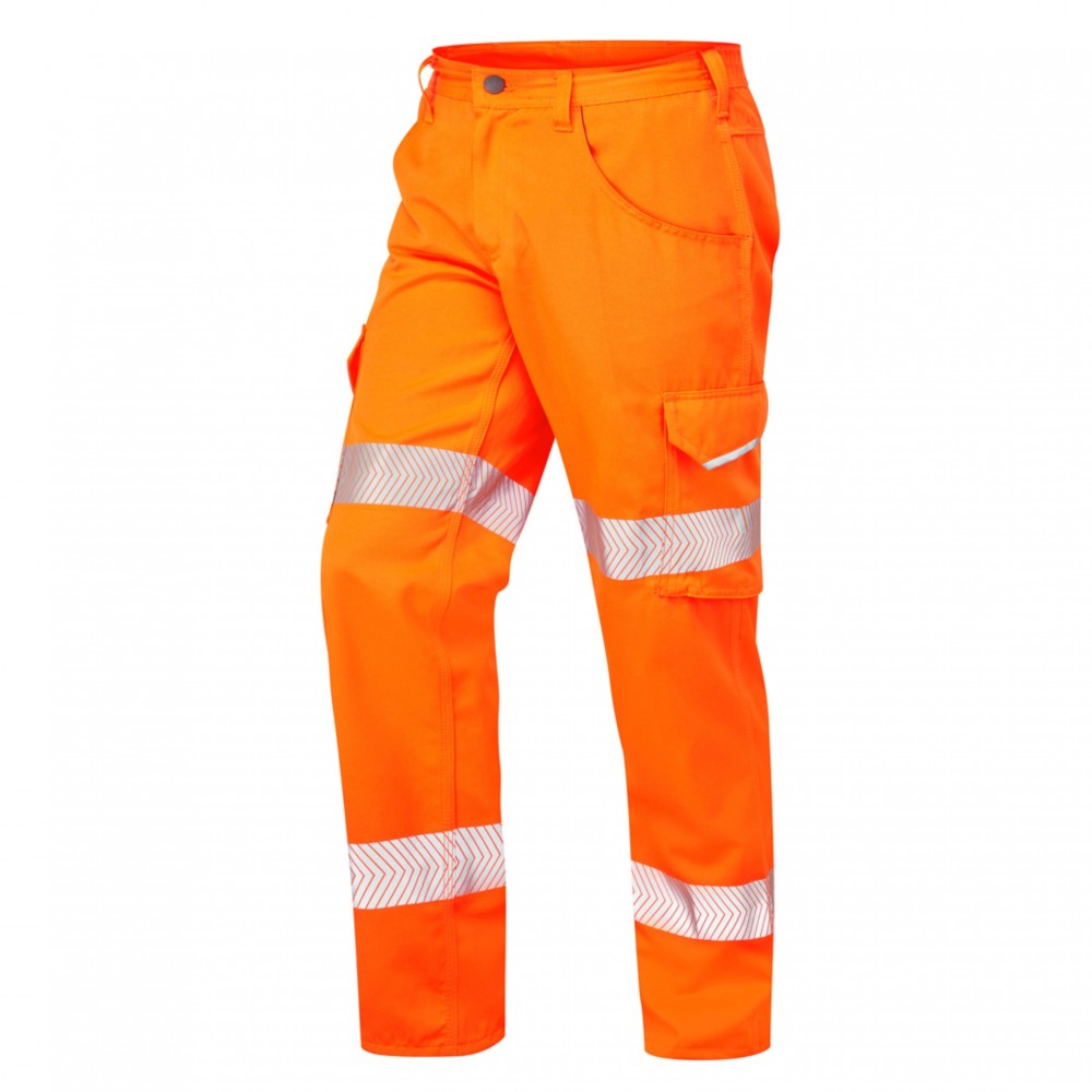 YELLAND Leo EcoViz Lightweight Poly/Cotton Cargo Trouser ORG 28R