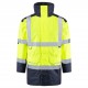 TAWSTOCK   YEL/NAV  Leo EcoViz 4K Baffle Lined Anorak M