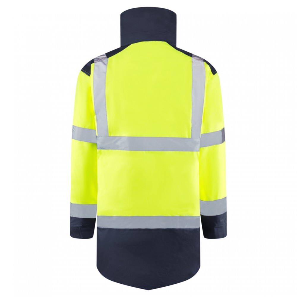 TAWSTOCK   YEL/NAV  Leo EcoViz 4K Baffle Lined Anorak SMALL