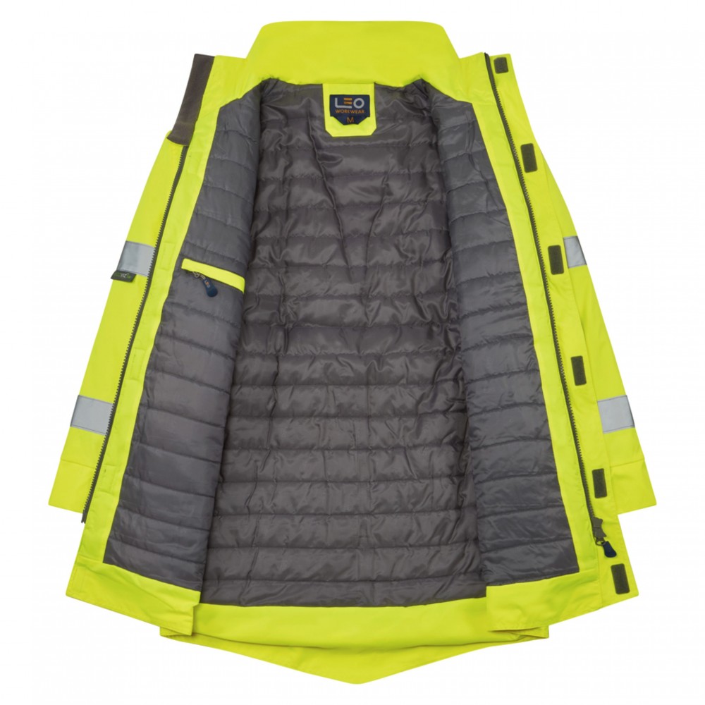 TAWSTOCK YELLOW Leo EcoViz 4K Baffle Lined Anorak SMALL