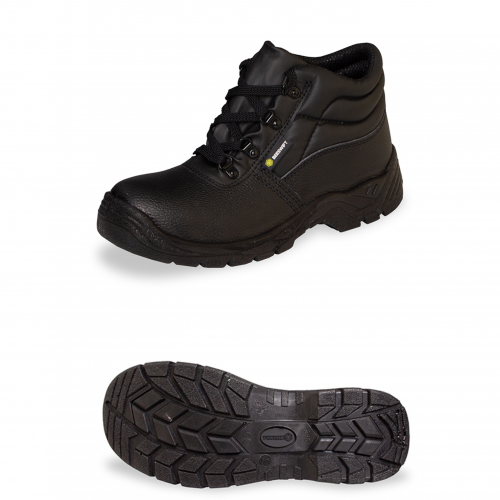 BLACK 4 D-RING CHUKKA BOOT SIZE 4