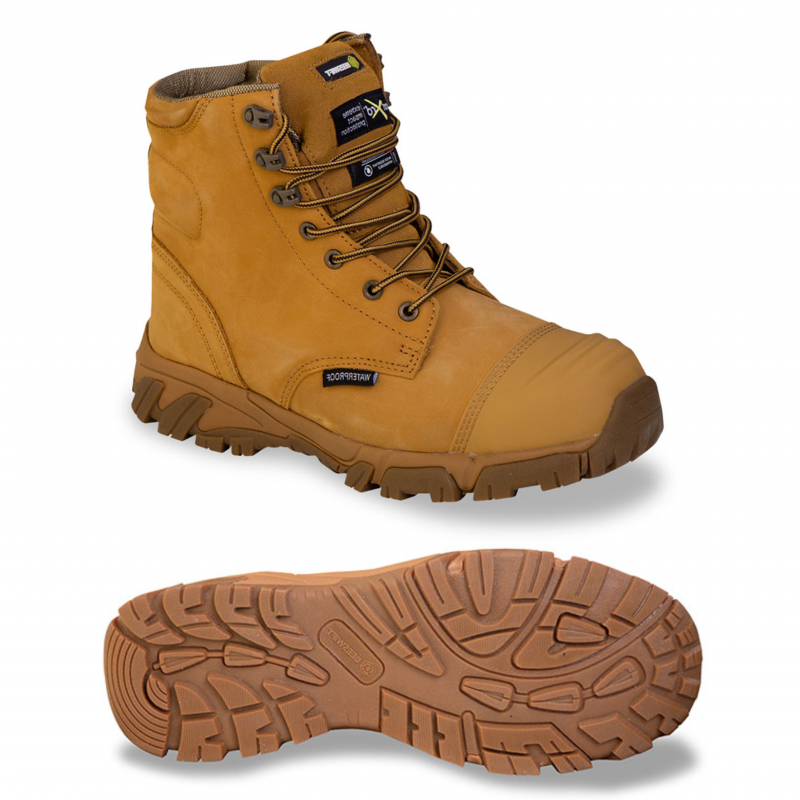 WATERPRROF SIDE ZIP BOOT TAN