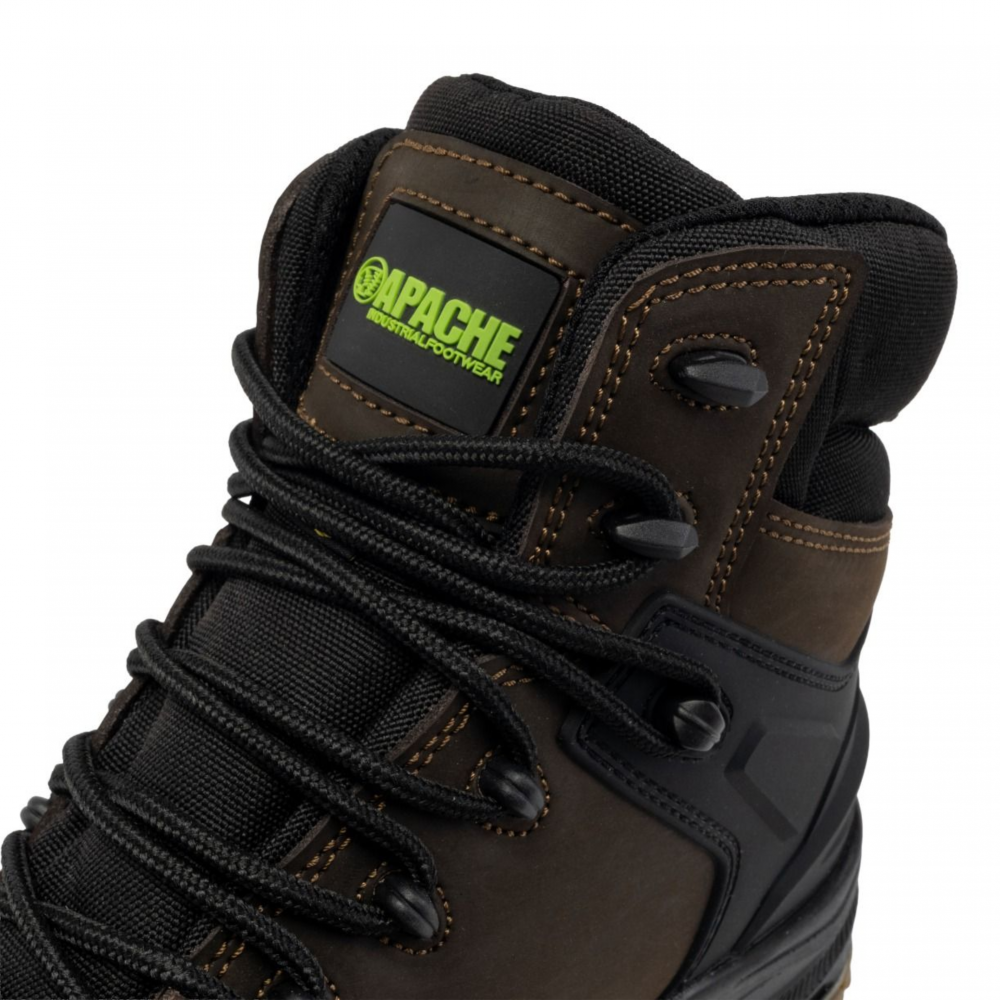 APACHE MISSION BOOT BROWN S7S BROWN 100% NON METALIC 9