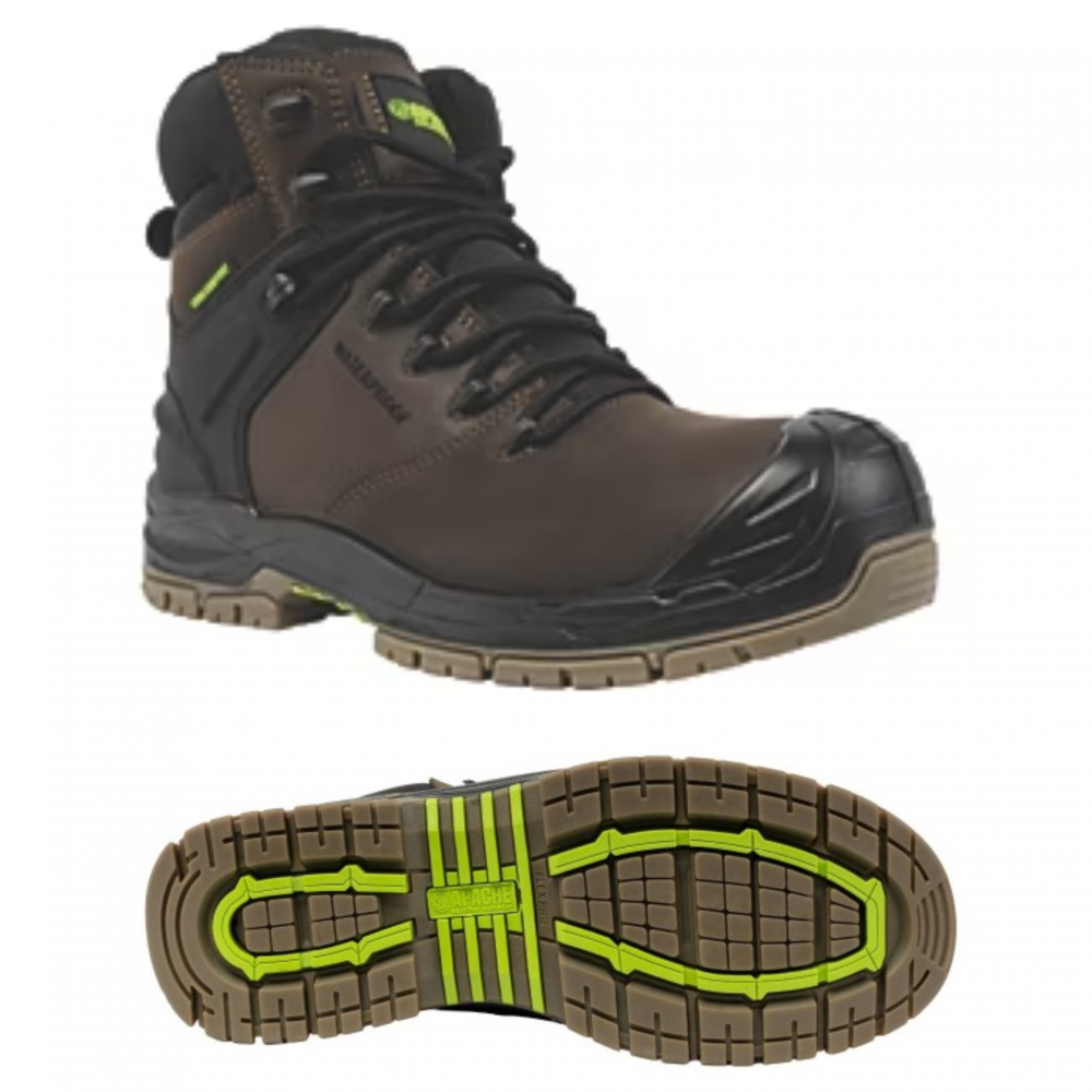 APACHE MISSION BOOT BROWN S7S BROWN 100% NON METALIC 6